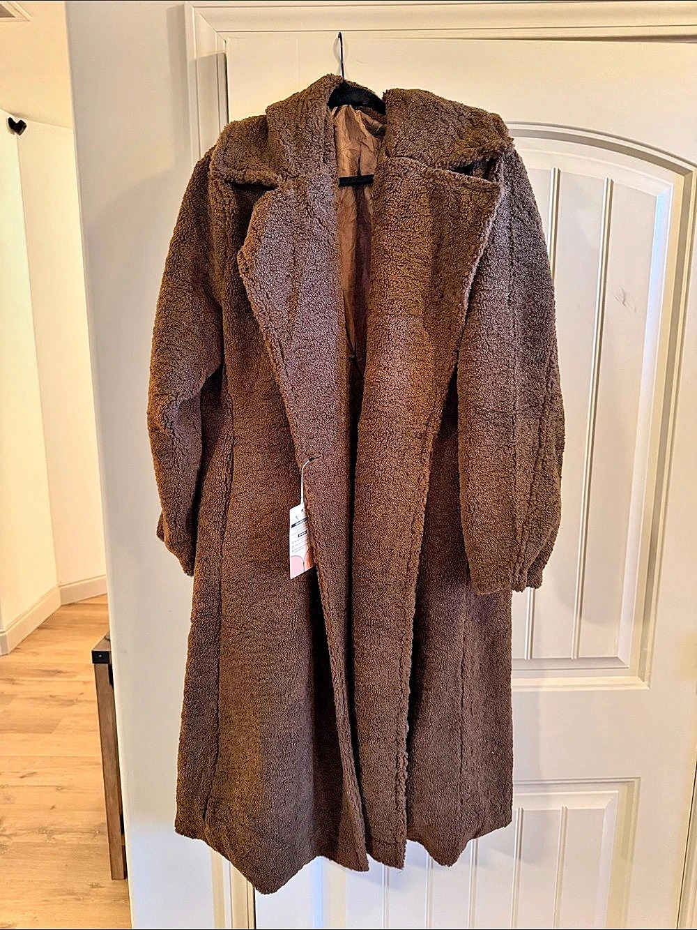 Brown Teddy Coat NWT